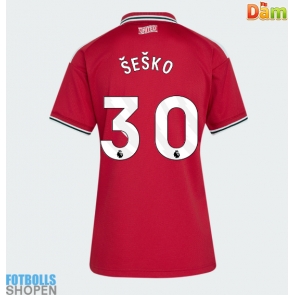 Billiga Manchester United Benjamin Sesko #30 Hemmatröja Dam 2026-27 Kortärmad